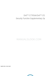 Dell C7765DN Supplementary Manual