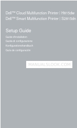 Dell H815dw Setup Manual