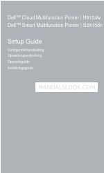 Dell H815dw Setup Manual