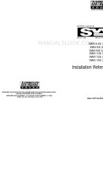 EarthQuake SWS-15X Installation Reference Manual