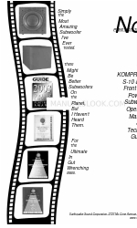 EarthQuake Kompressor S-10 Technical Manual