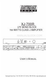 EarthQuake XJ-700R User Manual