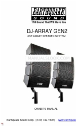 EarthQuake DJ-ARRAY GEN2 소유자 매뉴얼