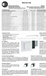 AWAG Elektrotechnik WS-CH-102-J-RW マニュアル