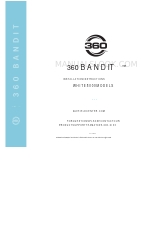 360 BANDIT WHITE 8000 Installation Instructions