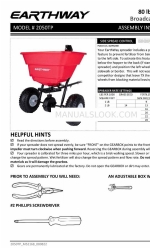 EarthWay 2050TP Manual de instrucciones de montaje