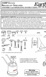 EarthWay 2100P Estate Посібник з монтажу та експлуатації