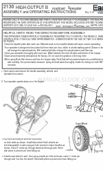 EarthWay 2130 Instructions de montage et d'utilisation