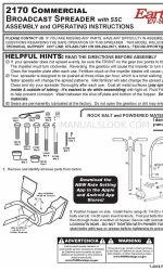 EarthWay 2170 Operating Instructions Manual