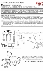 EarthWay 2170T Manuale di montaggio e istruzioni per l'uso