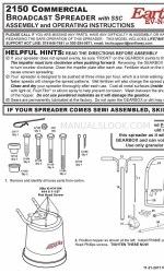 EarthWay EV-N-SPRED 2150 Manual de instrucciones de montaje y funcionamiento