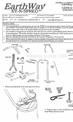 EarthWay EV-N-SPRED C22HD 조립 및 작동 지침 매뉴얼