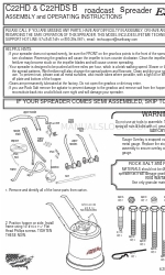 EarthWay EV-N-Spred C22HDS Руководство по сборке и эксплуатации