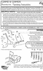 EarthWay EV-N-SPRED C24HDS Manual de instrucciones de montaje y funcionamiento