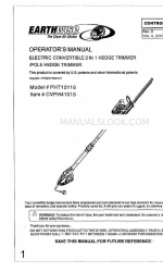 EarthWise CVPH41018 Panduan Operator