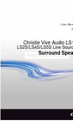 Christie Vive Audio LS2S Manual do utilizador