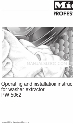 Miele PW 5062 Instrucciones de uso e instalación