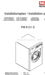 Miele PW 6131 D Plan de instalaciones