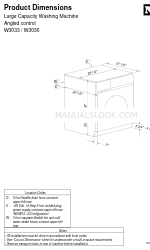 Miele TOUCHTRONIC T 8002 Productafmetingen