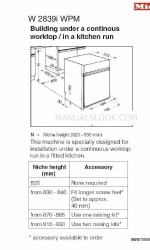 Miele W 2839I WPM Manual