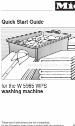 Miele W 5965 WPS Manual de início rápido