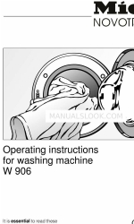 Miele W 906 Manual de Instruções