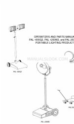 Allmand Port-A-Lite PAL 1250W2 Manuel de l'opérateur