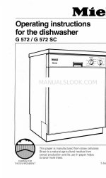 Miele G572 SC 取扱説明書