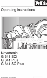 Miele Novotronic G 841 Plus 取扱説明書