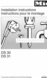 Miele DS 30 설치 지침 매뉴얼