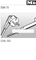 Miele EBA 70 CVA Manuel d'instructions d'installation