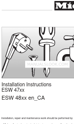 Miele ESW 4700 FB Instrukcja instalacji