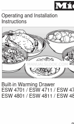 Miele ESW 4711 Operating And Installation Instructions