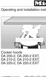 Miele DA 200-2 EXT Manual de funcionamiento e instalación