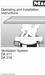 Miele DA 211 Instruções de utilização e de instalação