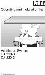 Miele DA 220-3 Istruzioni per l'uso e l'installazione