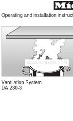 Miele DA 230-3 Betriebs- und Installationsanleitung