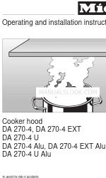 Miele DA 270-4 Instrukcja obsługi i instalacji