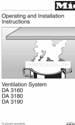 Miele DA 3160 Instrukcja obsługi i instalacji