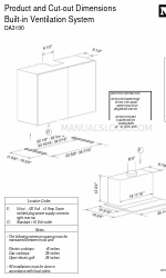 Miele DA 3190 Abmessungen