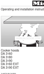 Miele DA 3190 Betriebs- und Installationsanleitung