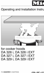 Miele DA 329 i Betriebs- und Installationshandbuch