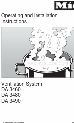 Miele DA 3480 Operating And Installation Manual