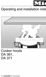 Miele DA 361 Manuale operativo e di installazione