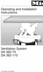 Miele DA 362-110 Instructions d'utilisation et d'installation