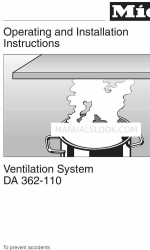 Miele DA 362-110 Instructions d'utilisation et d'installation