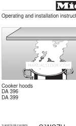 Miele DA 396 Operating And Installation Instructions