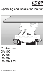 Miele DA 409 Manuale operativo e di installazione