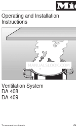 Miele DA 409 Інструкція з експлуатації та монтажу