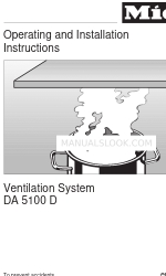 Miele DA 5100 D Instrukcja obsługi i instalacji